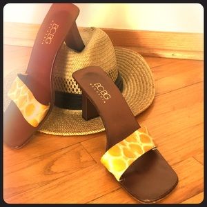 Beautiful chic elegant sandals . Made in Italy